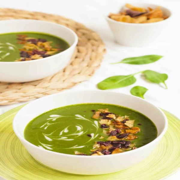 شوربة السبانخ